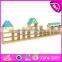 Handmade multi-function kindergarten children furniture wooden toy storage ideas W08C179