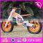2017 New fashion best boys wooden balance bike W16C157-S