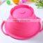 Collapsible silicone bowls hot selling microwave safe silicone bowls for kids