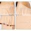 Fashion Style Off-shoulder Skin Color Female Body Suit With Falbala