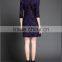 2015 New Fashion Autumn OL Dress Formal Plaid Dress