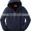 Mens Washed Duck Cloth Insulated Hooded Work Jacket