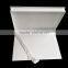 Zeal-X made logo printed white ribbon flat cardboard folding clothes gift packaging box