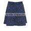 Hot sale mini blue sexy jacquard skirt casual short skirt for ladies