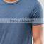 Custom Short Sleeve Crew Neck Navy Men's 50% Cotton 50% Polyester Soft Jersey Plain Design Comfortable Fit Casual Blank T-Shirt