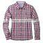 British Style 2017 Spring Student Girls Shirt Long Sleeved Cotton Plaid Shirt for Girl