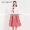 Maxnegio lastest fashion bohemian print umbrella pleated skirt