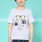 Fashion soft simple printed kids t-shirts