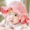 F10009H Hot Selling Floral Print Baby Sun Hat Summer Fancy Baby Hats
