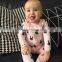 S17523A 2017 New Spring and Autumn baby newborn star print soft cotton jumpsuit
