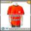 Hi Vis Short Sleeve Contrast Neck And Cuff Custom Fluorescent T-shirt