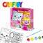 OEM En71 child toy Color your Anim-Pal Princess Pig