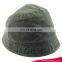 Jeya 100% Cotton Plain Pattern Funny Black Green Bucket Hats Caps