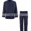 100%Cotton safety 2 piece pant shirt cotton Fireproof Chainsaw workers Suit