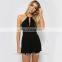 Black hight quality party one piece jumpsuit for women playsuit