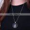 Men Round Shape with Long Pendant Necklace Luminous Glowing In The Dark ColarNecklaces