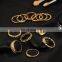 12x Joint Ring Set Retro Rhinestone Wrap Knotted Carved Rings Sets