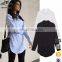 2017 Fashion Lastest Design Custom Women Summer Casual Tops Ladies Long Sleeve Blouses