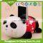 cute plush panda desktop mobile phone holder