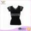 6 colors lece decoration short sleeve body-hugging nylon seamless body shapers