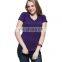 Blue Raglan Sleeve T-shirt Top quality cotton,female short sleeve raglan t shirt wholesale