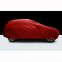 Red Color 190T Polyester SUV Waterproof Car Covers