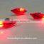 Fashionable lips shaped LED badge