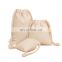 eco friendly  jute woven  customized  Cotton pouch  canvas bag for gift food