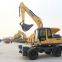 XCMG wheel Excavator XE150W  15 ton wheel excavator from China factory suppliy