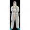 SMS Materials White Cheap High Visibility Disposable Coveralls