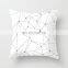 2019 new Geometric  Printed Linen Cotton Sofa decorative throw  pillow cover