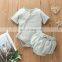 Hot selling cotton short sleeve children's clothing baby rompers for boys and girls