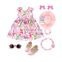 Baby Sleeveless Boho Dress Kids Designer Clothing Wears Girl Dress