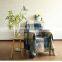 RAWHOUSE wholesale price chenille blanket throws retro woven blanket with tassel