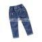 Girls' pants Amazon summer girls blue ripped jeans