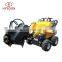 Mini skid steer loader stump grinder attachment