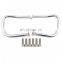 Motorcycle Chrome Rear Highway Crash Bar Saddlebag Rail Guard Bumper For Indian Chief Dark Horse