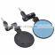 Universal 2Pcs M10 Motor Accessories Aluminum Black 22mm Motorcycles Handle Bar End Rearview Side Mirror