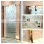 Adjustable shower partition sliding 2 panel glass shower door cabin