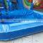 Home Use Cheap Tropical Palm Tree Jungle Pool Inflatable Water Slides Backyard Kids Water Slide With Pool