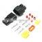 Hampool Good Quality 3 Pin Electrical Splice Automobile Insulation Wire Connector