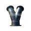 ASTM A234 GR.WPB carbon steel ERW buttweld flanged pipe fittings concentric reducer PN10