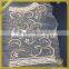 Wedding decoration beaded crystal rhinestone large appliques FHA-035
