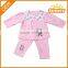 Lovely 100%Cotton wholesale Baby Girl Clothing Set