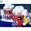 New style giant inflatable bouncer, cheap bounce houses for kids, football Inflatable bouncer playground