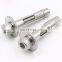 Metric screw type expansion bolt m12 dyna bolt galvanised anchor bolts