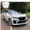 X7 body kit fit for X7 G07 MBM style plastic material front lip grille side skirt rear diffuser and spolier rear wing