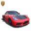 China Factory Full Carbon Fiber Material Side Skirts Front Lip Rear Detector Suitable For Porsche 718 Boxster Cayman Body Kits