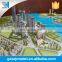 High quality 3d miniature city plan building model for development