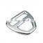 sliver D ring wholesale metal fittings durable and light hardware metal buttons Pet buckle